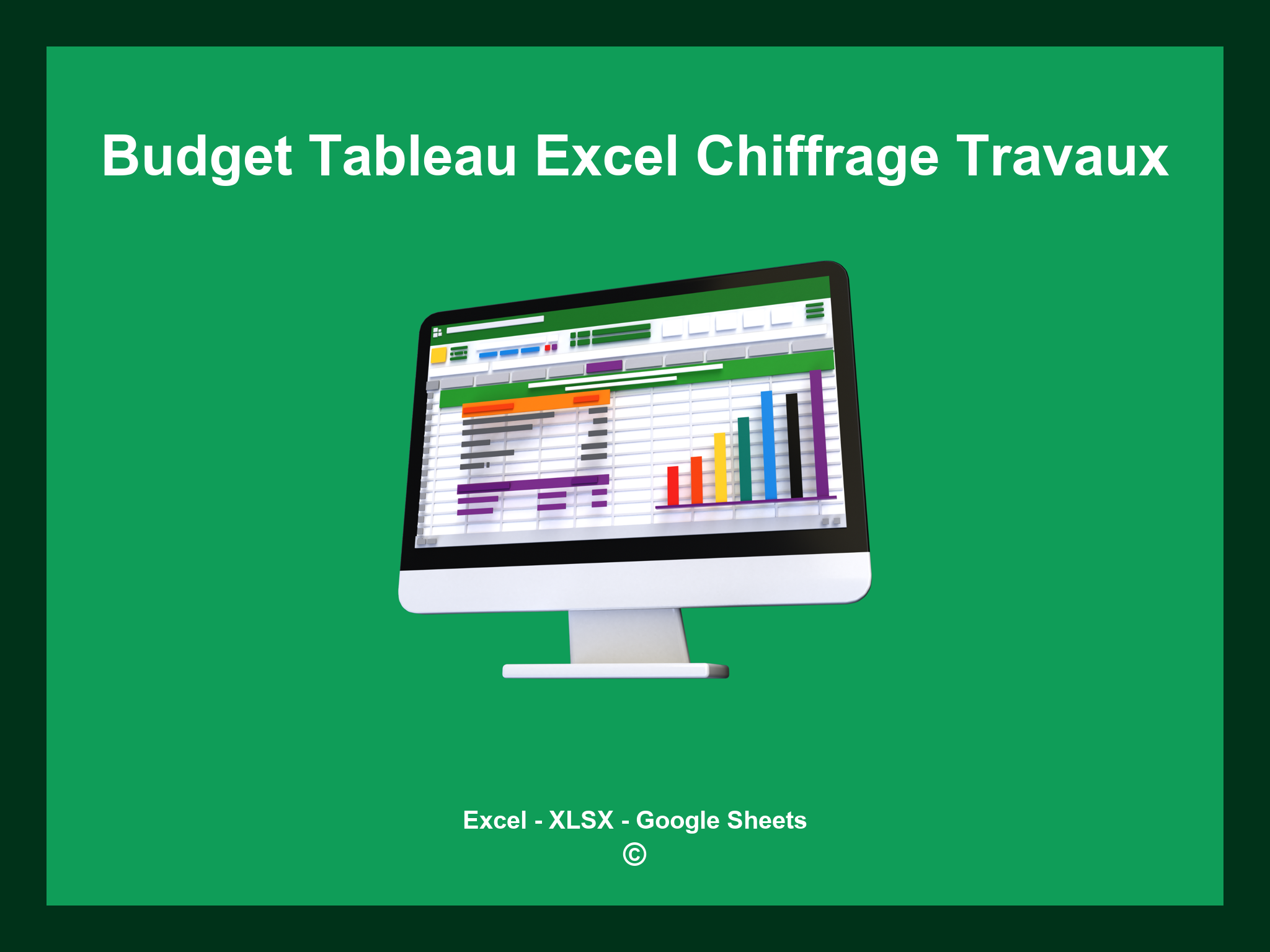 Budget Tableau Excel Chiffrage Travaux