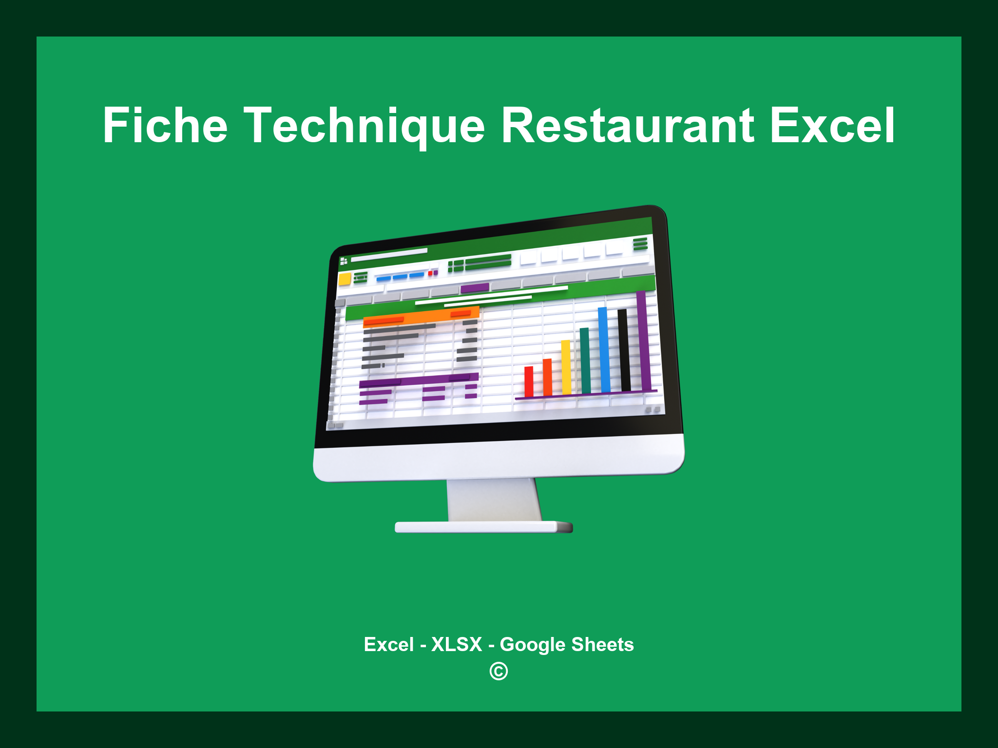 Fiche Technique Restaurant Excel