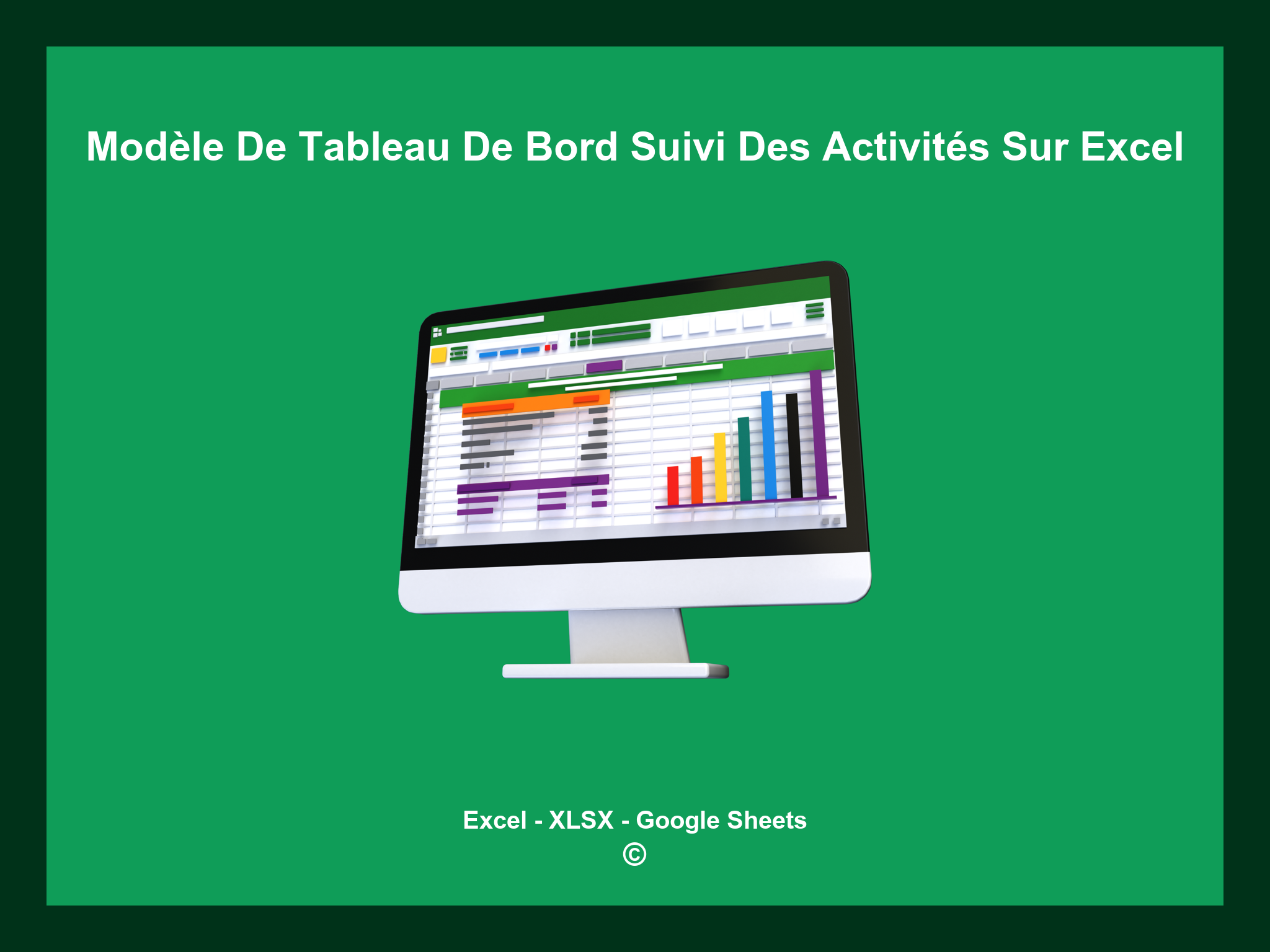 Modèle De Tableau De Bord Suivi Des Activités Sur Excel